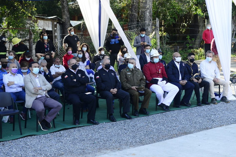 Inauguración oficial del nuevo Cuartel de la segunda compañía de Bomberos de Los Lleuques 08-10-2021 (22)