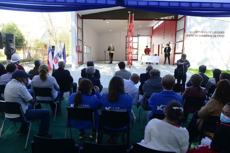 Inauguración oficial del nuevo Cuartel de la segunda compañía de Bomberos de Los Lleuques 08-10-2021 (27)