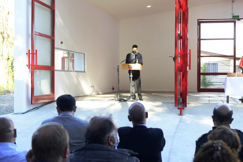 Inauguración oficial del nuevo Cuartel de la segunda compañía de Bomberos de Los Lleuques 08-10-2021 (40)