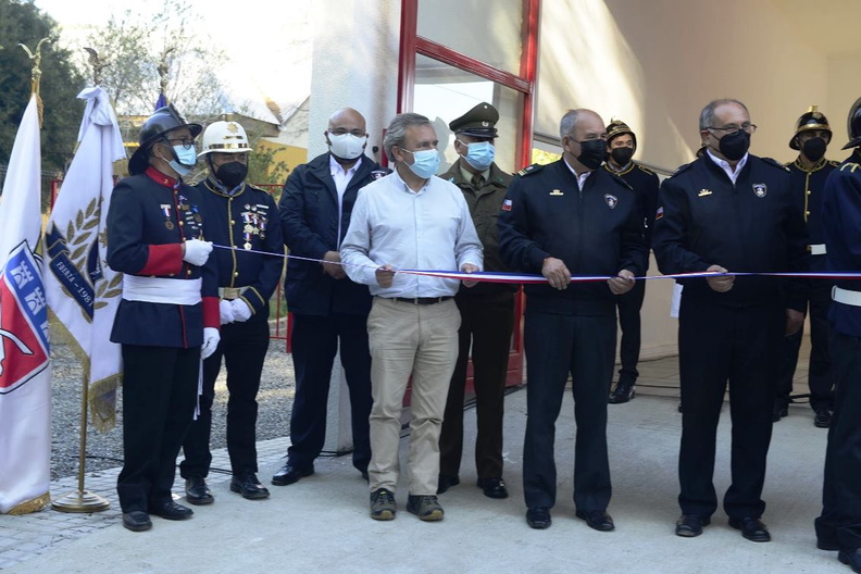 Inauguración oficial del nuevo Cuartel de la segunda compañía de Bomberos de Los Lleuques 08-10-2021 (67)