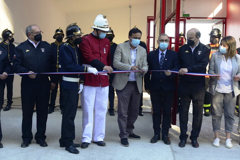 Inauguración oficial del nuevo Cuartel de la segunda compañía de Bomberos de Los Lleuques 08-10-2021 (68)