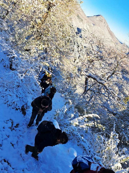 Trekking en la nieve ruta Los Pangues y Cascada Rucapiren 12-06-2023 (9)
