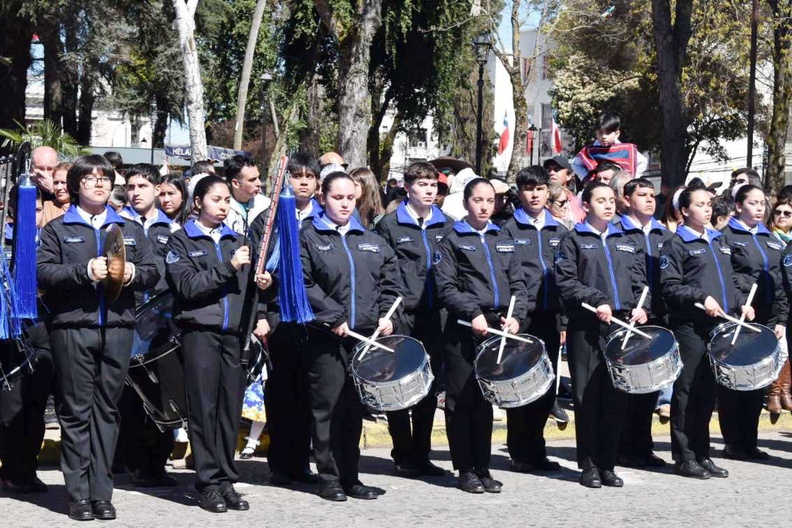 Banda Liceo Bicentenario José Manuel Pinto Arias participo de la Parada Militar 2023 20-09-2023 (4)