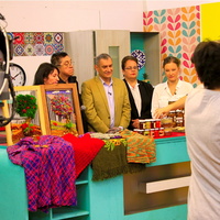Alcalde promociona Pinto en Canal 9 de Chillán
