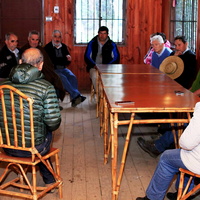 Funcionarios se reunieron con usuarios del PRODESAL Sector Los Lleuques Bajo