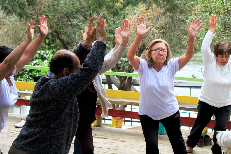 Taller Armonía Hatha Yoga realizo una clase de yoga demostrativa en la Comuna de Quillón 2310-2017-3 (6)