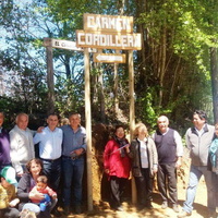 Inauguración de mejoramiento del camino Garita El Carmen-Cordillera