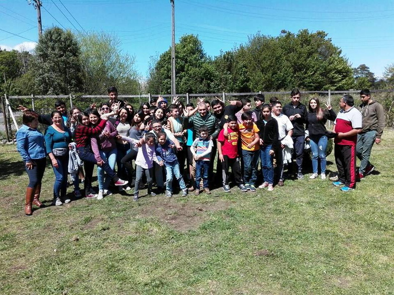 Banda de Guerra de la Escuela José Tohá Soldevilla de Recinto celebró fiesta de fin de año en la IX Región 31-10-2017 (1)