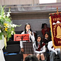 Ceremonia de despedida de los 8° Escuela Puerta de la Cordillera