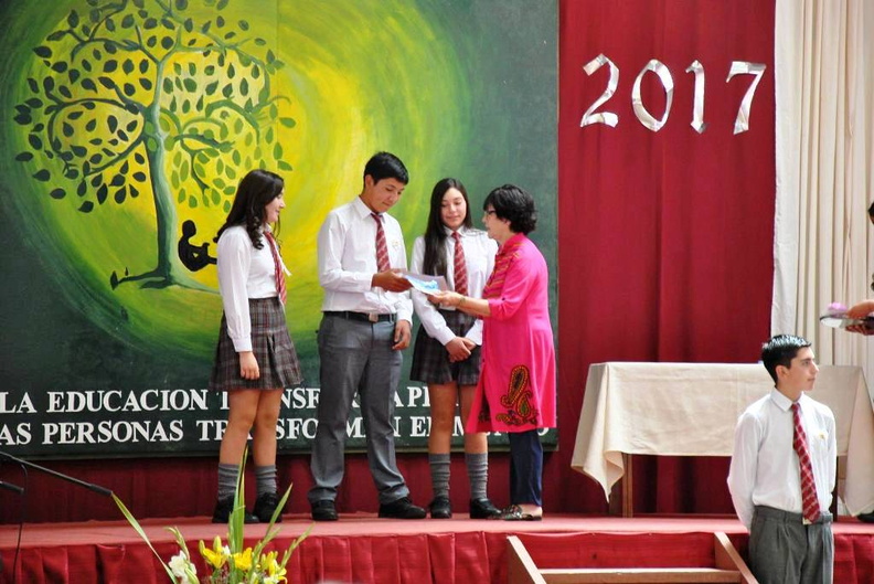 Ceremonia de despedida de los 8° Básicos de la Escuela Puerta de la Cordillera 20-12-2017 (3)