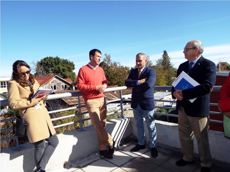 Jefe Regional de la SUBDERE junto al Alcalde de Pinto planifican la inauguración del Edificio Consistorial de Pinto 18-05-2018 (2)