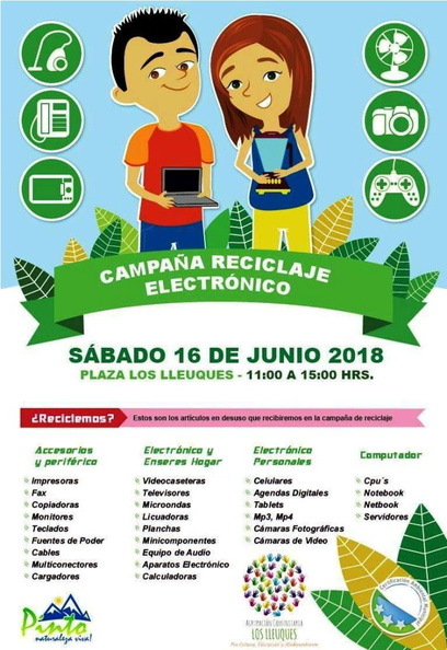Campaña de Reciclaje Electrónico fue realizada en Los Lleuques 16-06-2018 (5).jpg