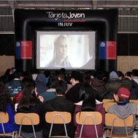 INJUV y la I. Municipalidad de Pinto ofrecieron una grato jornada de películas