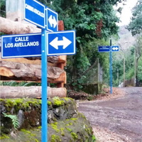 Reposición de señaléticas de calles en Recinto y Los Lleuques
