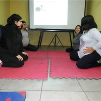 Programa Chile Crece Contigo realiza actividades físicas junto a mujeres embarazadas de Pinto