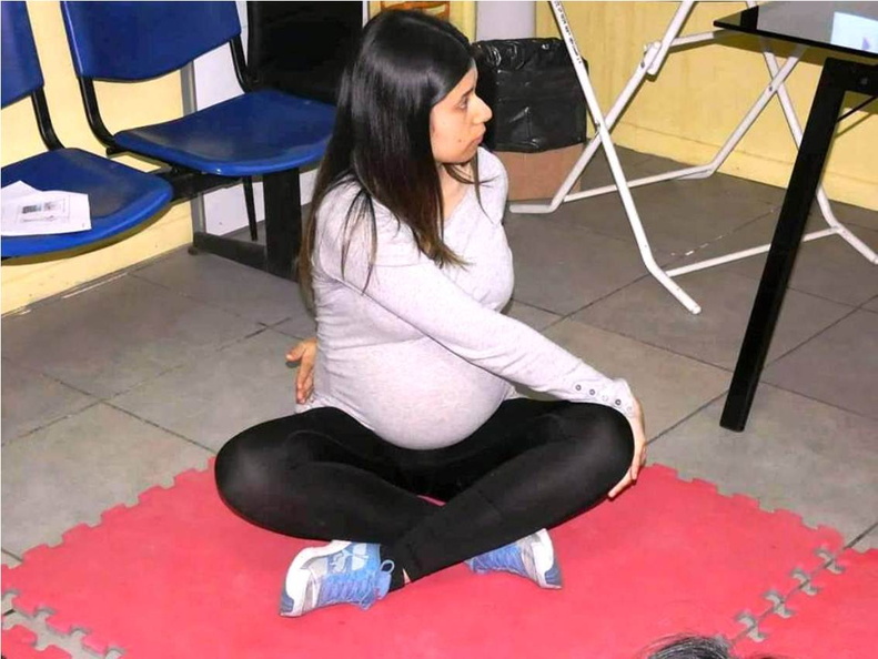 Programa Chile Crece Contigo realiza actividades físicas junto a mujeres embarazadas de Pinto 19-07-2018 (5)