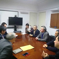 Alcalde de Pinto sostuvo reunión con funcionarios del Ministerio de Salud