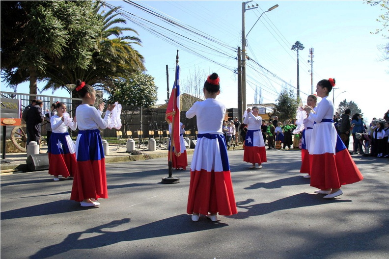 Saludo a la Patria fue realizado en el Frontis de la I. Municipalidad de Pinto 12-09-2018 (37)