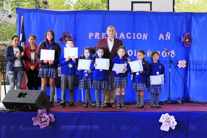 Premiación Escolar 2018 fue realizada en la Escuela Los Lleuques 13-12-2018 (2)