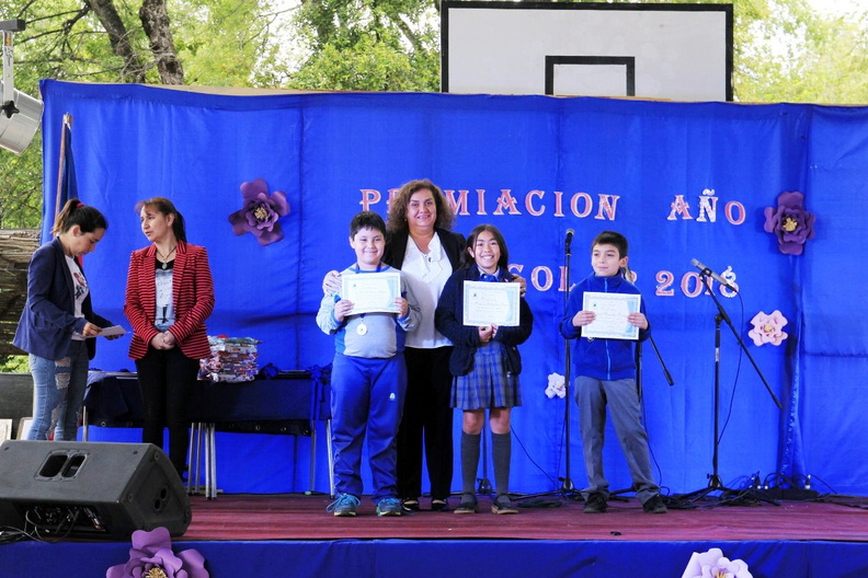 Premiación Escolar 2018 fue realizada en la Escuela Los Lleuques 13-12-2018 (35)