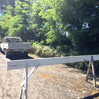 Trabajos de reparación del camino de acceso al Patagual