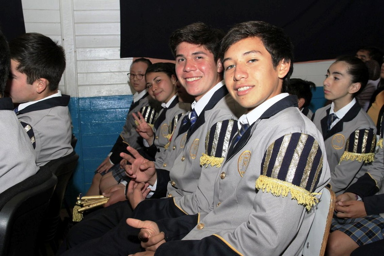 Tradicional traspaso de instrumentos de la Banda a sus sucesores fue realizada en la Escuela José Toha Soldevilla de Recinto 21-12-2018 (3)