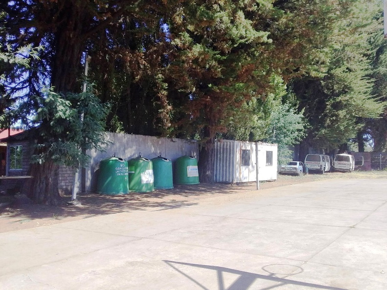 Campanas de reciclaje de vidrio fueron trasladadas al Estadio Municipal de Pinto 01-02-2019 (5)