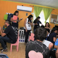 Nueva sesión de “Guatitas Pintadas” se realizó en el CESFAM de Pinto