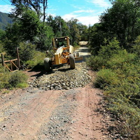 Se inician los trabajos de reparación de los caminos de uso público de Las Trancas