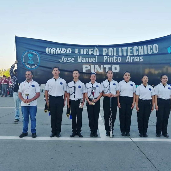Banda de guerra del Liceo Politécnico José Manuel Pinto Arias obtuvieron distintos logros a nivel nacional 03-10-2019 (3).jpg