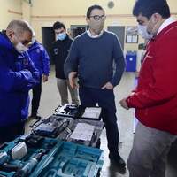 Nuevas instalaciones de mecánica automotriz Liceo de Pinto