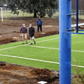 Construcción de dos nuevas canchas de futbolito de pasto sintético en Pinto 18-08-2020 (4)