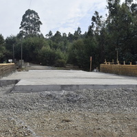 Construcción del Puente Lluanco se encuentra es más de un 50% de avance
