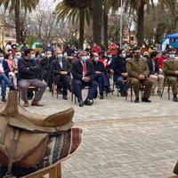 Ceremonia de inauguración de la Plaza de armas de Quirihue
