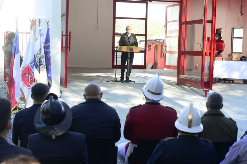 Inauguración oficial del nuevo Cuartel de la segunda compañía de Bomberos de Los Lleuques 08-10-2021 (28)