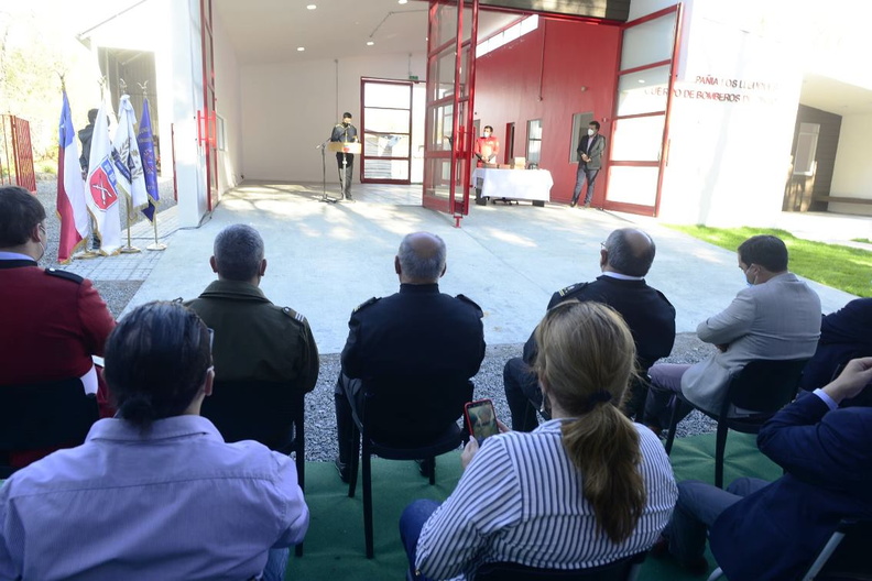 Inauguración oficial del nuevo Cuartel de la segunda compañía de Bomberos de Los Lleuques 08-10-2021 (42)