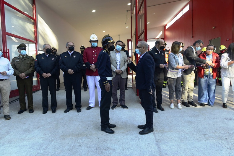 Inauguración oficial del nuevo Cuartel de la segunda compañía de Bomberos de Los Lleuques 08-10-2021 (74)