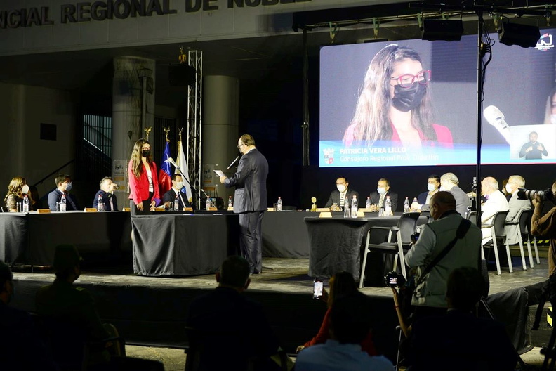 Ceremonia de juramento de nuevosas 16 Consejeros regionales fue realizado en el Gobernación Regional de Ñuble 15-03-2022 (19)