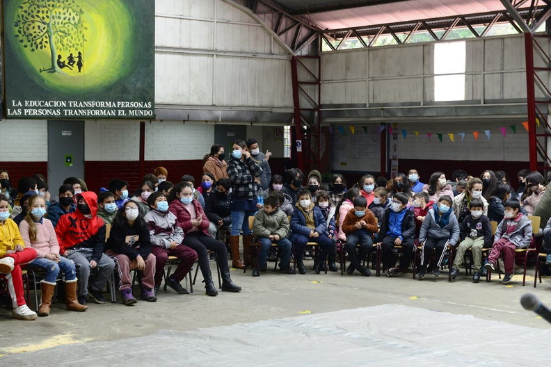 Intervención artística Circense fue realizada en la escuela Puerta de la Cordillera 25-04-2022 (35)