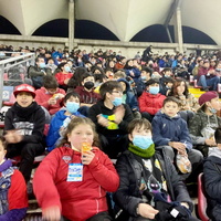 Chile Crece Contigo en conjunto con Oficina de Deportes Municipal invitaron a niños y niñas a conocer el Estadio Nelson Oyarzún Arenas