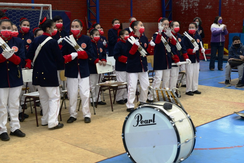 Banda escolar de Recinto y la Banda Instrumental de Suboficiales de Carabineros se presentaron en la escuela José Toha Soldevila 05-09-2022 (39)