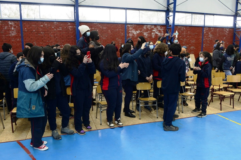 Banda escolar de Recinto y la Banda Instrumental de Suboficiales de Carabineros se presentaron en la escuela José Toha Soldevila 05-09-2022 (44)
