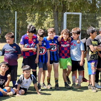 Encuentros deportivos realizados por las escuelas de fútbol de niños y niñas de Pinto