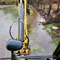 Despliegue de equipos de emergencia municipal por las intensas lluvias que afectaron a la comuna