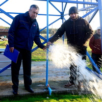 Inauguración agua potable en Santa Eduviges