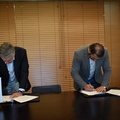 Firma de convenio de apoyo entre municipios de Pinto y Lo Barnechea 11-04-2024 (2)